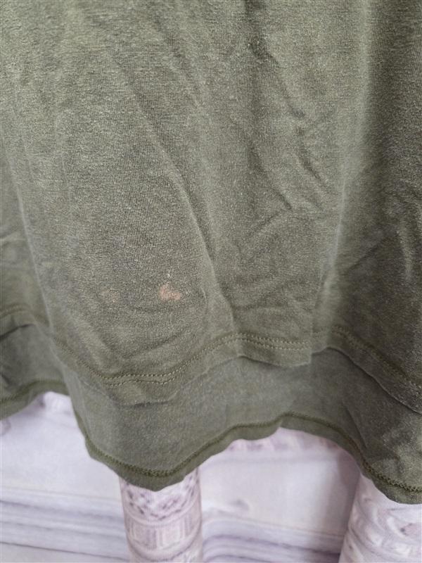 NWOTD Eileen Fisher M Olive Green Marled Long Sleeve T-Shirt 131996