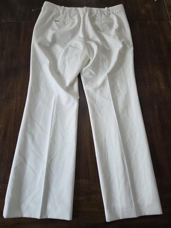 NWOTD Tommy Hilfiger 16 Wide Leg Solid Dress Pants White 132012