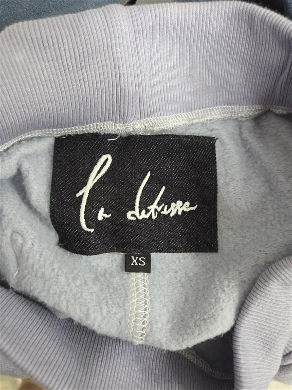 NWT La Detresse XS La Acid Drop Distressed Sweatpants Vinca Blue 132017