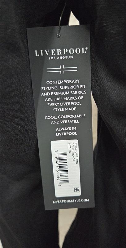 NWT Liverpool XS Boyfriend Blazer Princess Darts Black Jacket 132019