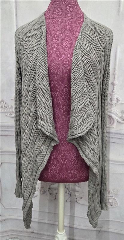 PO Eileen Fisher XS Shawl Collar Brown Cardigan Sweater 132022