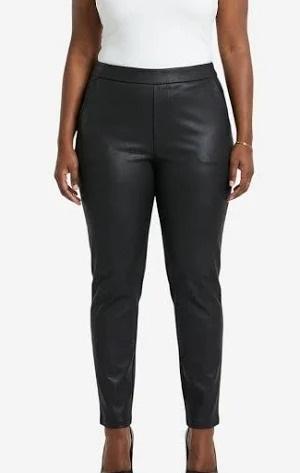 NWT Good American 0 Good Waist Flare Scuba Pants Chrome Gray 132026