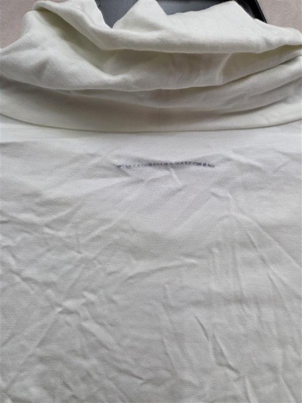 NWOT Soft Surroundings M Cowl Neck Tunic Ivory Top 132032