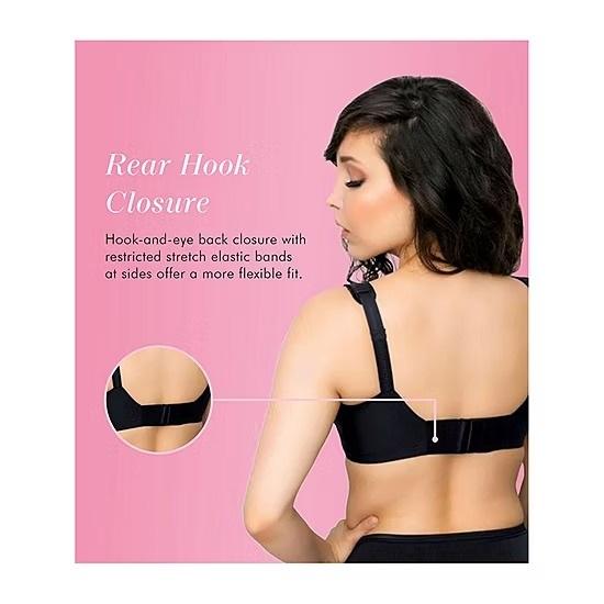 NWOT Exquisite Form 42B Original Fully Support Bra #5100532 Black 132049