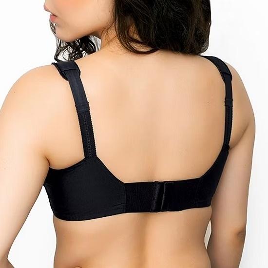 NWOT Exquisite Form 42B Original Fully Support Bra #5100532 Black 132049