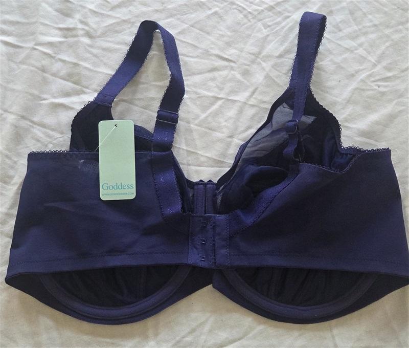 NWT Goddess 42H USA Keira Banded Underwire 6090 Lace Blue 132050