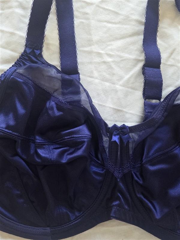 NWT Goddess 42H USA Keira Banded Underwire 6090 Lace Blue 132050