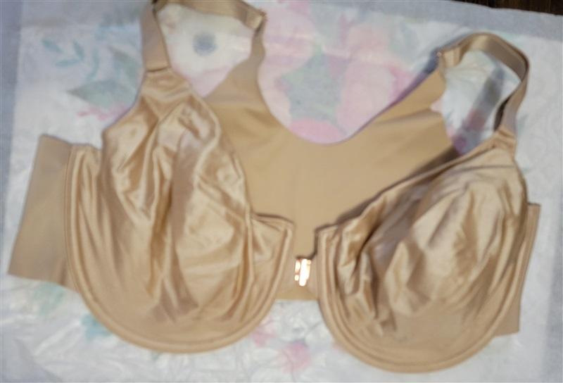 NWOTD Soma 40C Vanishing 360 Unlined Perfect Cover Front Close Bra Beige 132088
