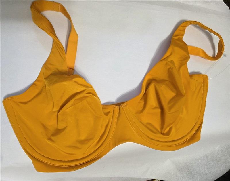 NWOT CUUP 32H The Scoop Orange Microfiber Underwire Bra 132110