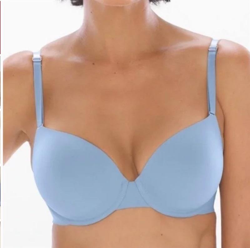 NWOT Soma 44B Vanishing 360 Perfect Coverage T Shirt Bra BLue 132132
