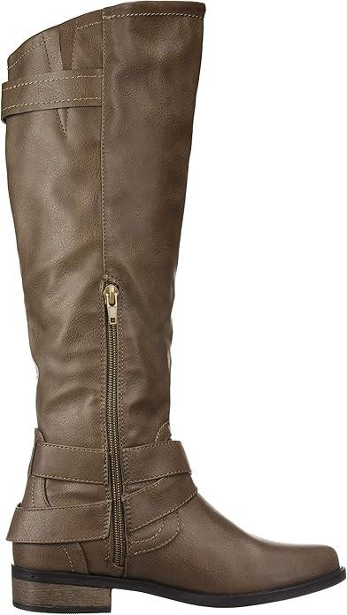 NWOT Rampage 6 Hansel Zipper Buckle Knee-High Riding Boot 132172