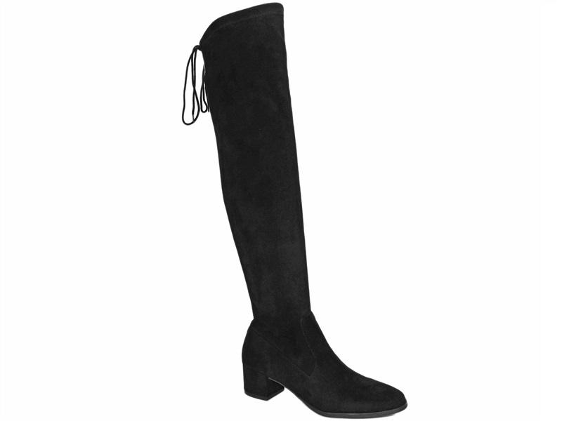 NWOT Chinese Laundry 9 Mystical Over the Knee Boots Black Suedette 132174