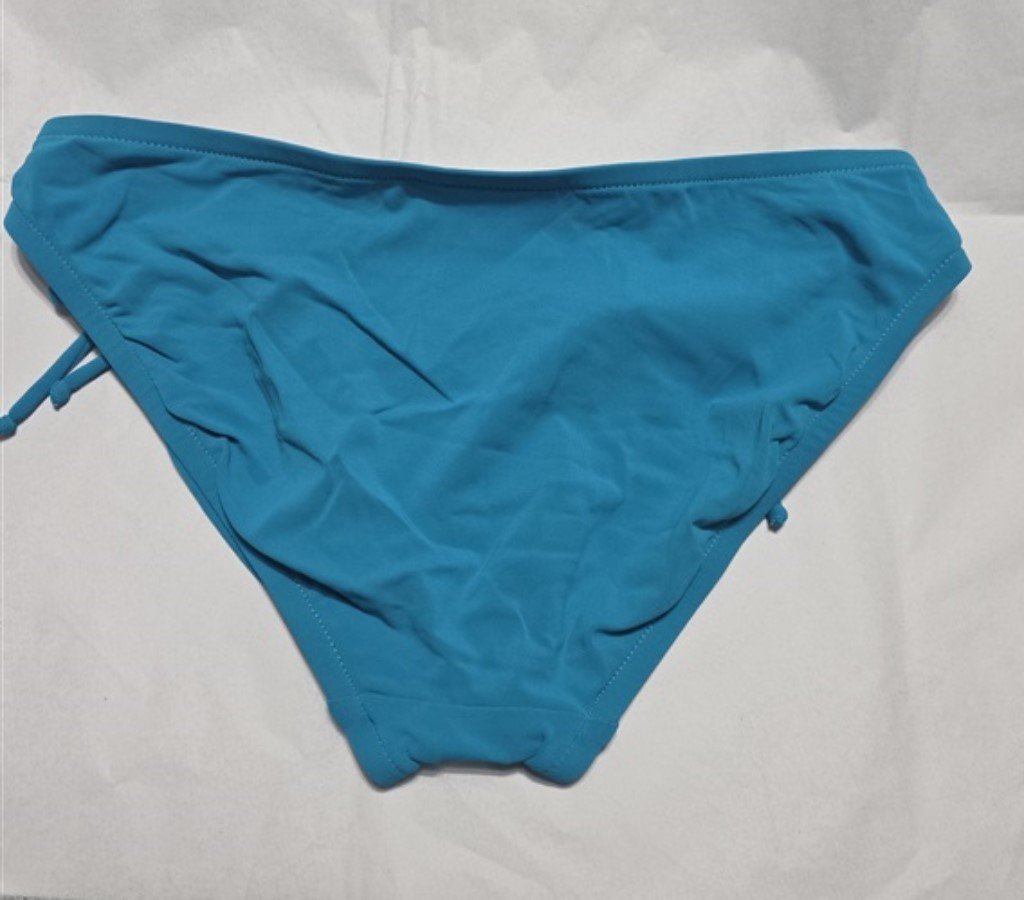 NWT Robin Piccone Luca S Side-Tie Teal Full Bikini Swim Bottom 132212