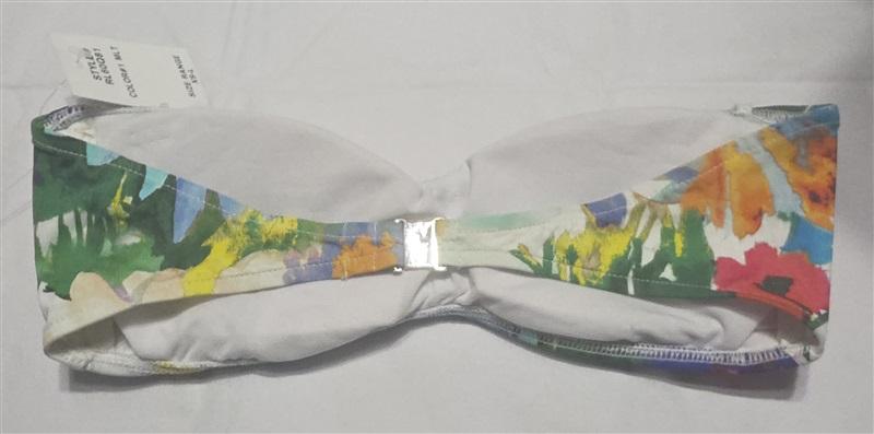 NWOT Polo Ralph SM Lauren Watercolor Floral Halter Bikini Swim Top 132224