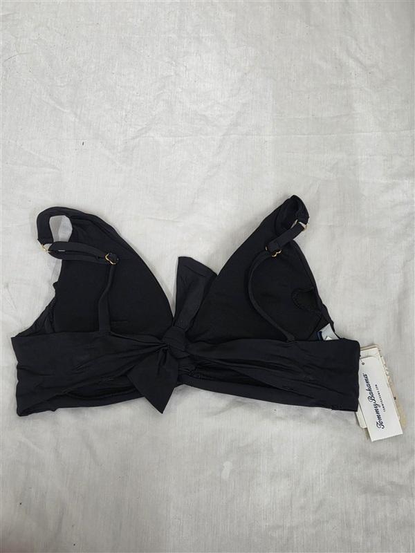 NWT Tommy Bahama L Pearl Underwire Twist Front Bikini Top Swim Blue 132226