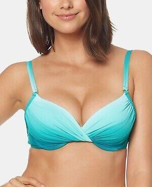 NWT Bleu Rod Beattie 8 SEA DIVE Ombre Underwire Bikini Swim Top 132229