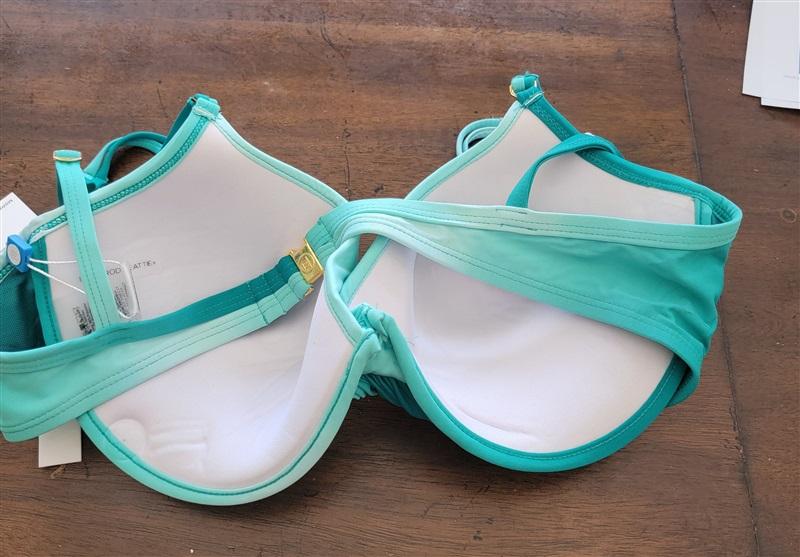 NWT Bleu Rod Beattie 8 SEA DIVE Ombre Underwire Bikini Swim Top 132229