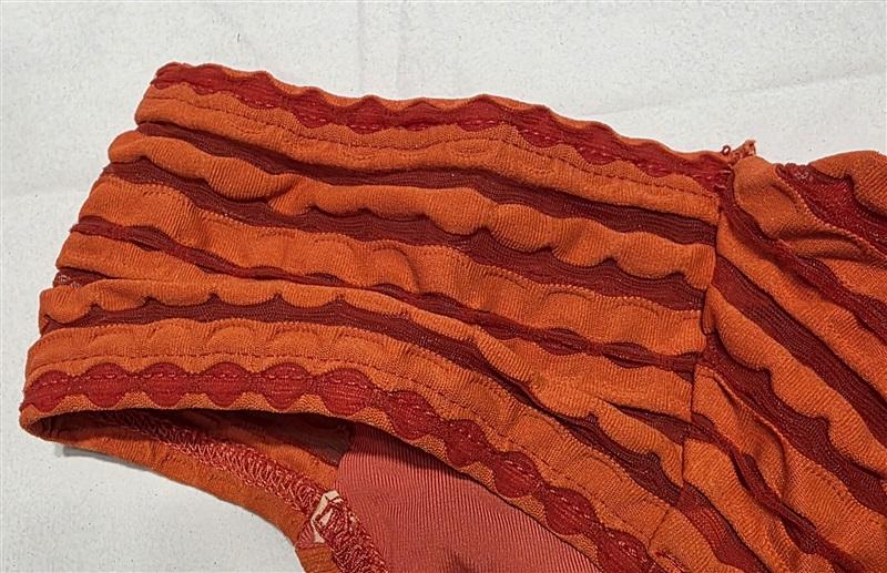 NWOT Robin Piccone XS Carly Tab Side Hipster Orange Pimento Bikini Bottom 132233