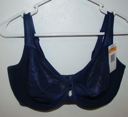 NWT Lilyette 40DD Keyhole Navy Blue Underwire Minimizer 0904 Bra 132238