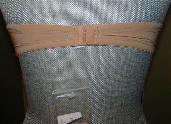 NWOT Calvin Klein 36D Beige Strapless Bra Naked Glamour Push Up F3493 132247