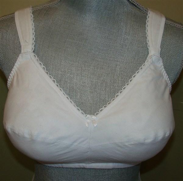 NWOT Leading Lady 44DD Baby Sees It Cotton Wirefree Nursing Bra 423 White 132258