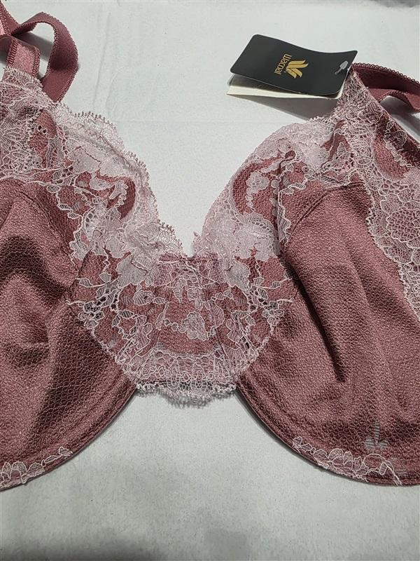 NWt Wacoal 34DD Lace Affair Full Figure Underwire Bra 855256 Pink 132266