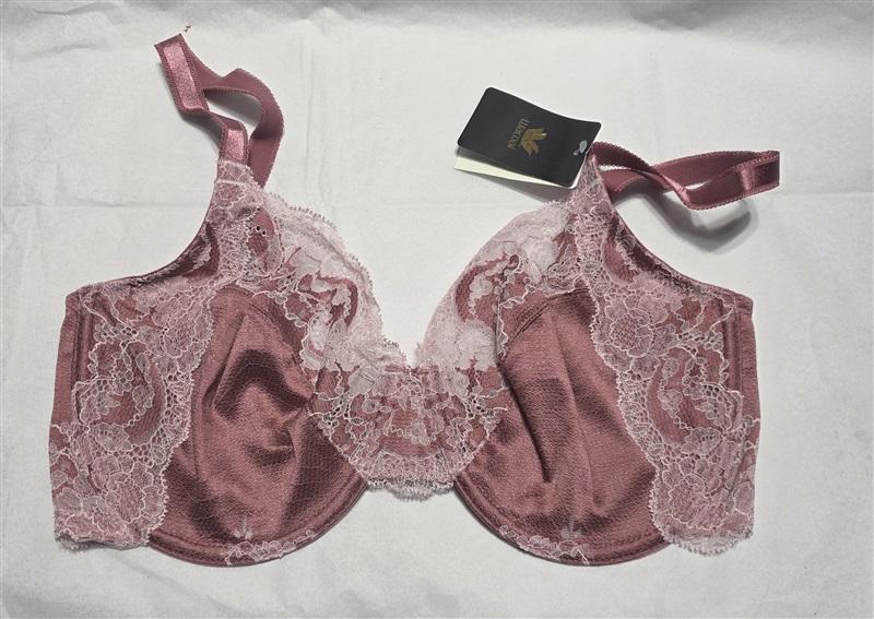 NWt Wacoal 34DD Lace Affair Full Figure Underwire Bra 855256 Pink 132266