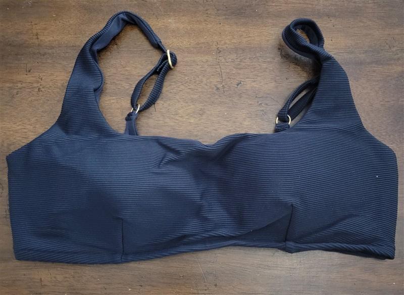 NWOTD Milea 16 AU Blue Mini Rib Bikini Swim Top 132270