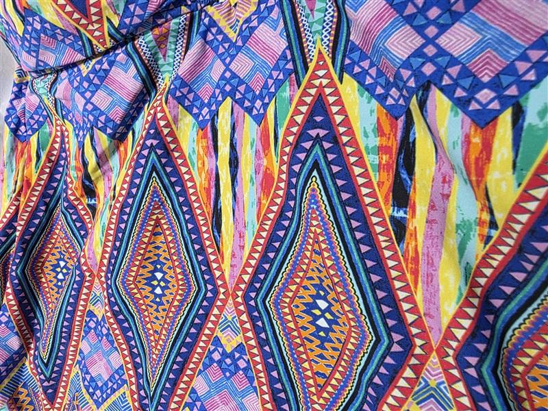 NWOT La Blanca 6 Sample Island Goddess IKAT Bandeau Tankini Swim Top 132273