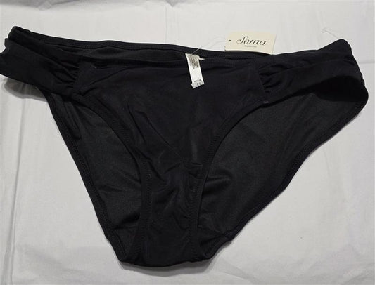 NWOT SOMA XL Elisa Solid White Bikini Swim Bottom 132277