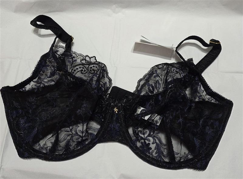 NWT Wacoal 34G Scene Stealer Underwire Bra 855312 Black 132295
