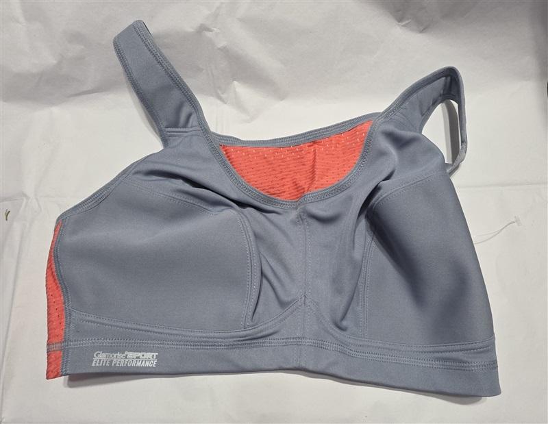 NWOt Glamorise 36D Elite Performance Med-Impact Camisole Sports Bra 1067 132298
