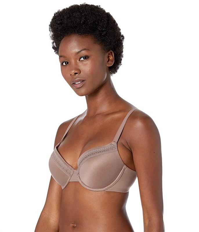 NWT Wacoal 32DD Perfect Primer Convertible T-Shirt Bra 853213 Cappuccino 132299