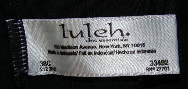 NWOT Luleh Chic 34B Merry Widow Strapless Body Shaper 33489 Black 132320