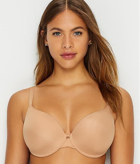 NWT Chantelle Modern Flex Soft Plunge T-Shirt Bra 17A6 30DDD Beige 132333