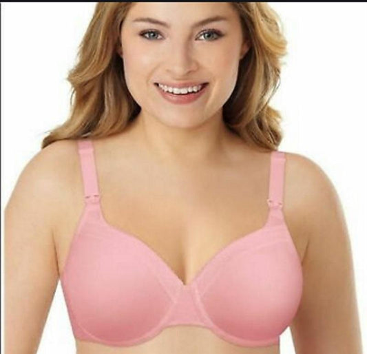 NWOT Playtex 42B/C Maternity Nursing Shaping Foam Underwire Bra 4959 Pink 132352