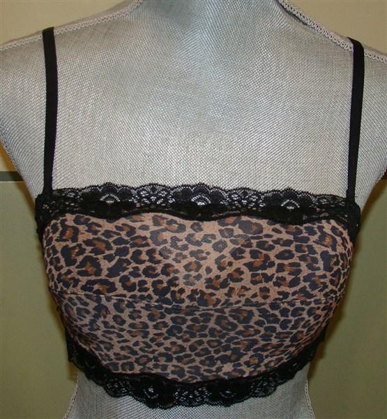 NWOT Fashion Forms 36C Bandeau Cami Playtime #P9643 Bra Cheeta 132355