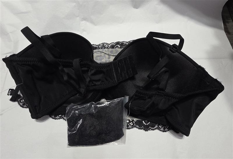 NWOT Fashion Forms 36C Bandeau Cami Playtime #P9643 Bra Cheeta 132355
