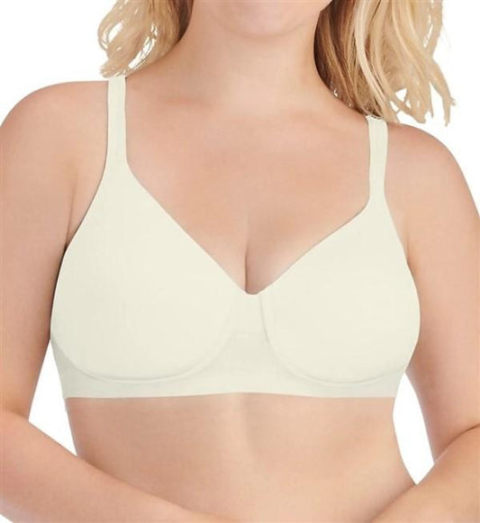 NWOT Vanity Fair 42DD Breathable Luxe Full Fig Wirefree Bra 71265 Ivory 132359