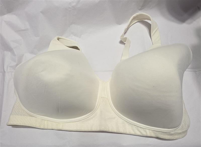 NWOT Vanity Fair 42DD Breathable Luxe Full Fig Wirefree Bra 71265 Ivory 132359
