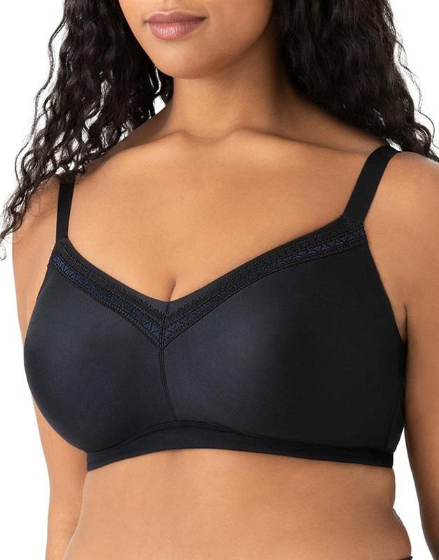 NWt Wacoal 40D Perfect Primer Wire Free Bra 852313 Black 132362