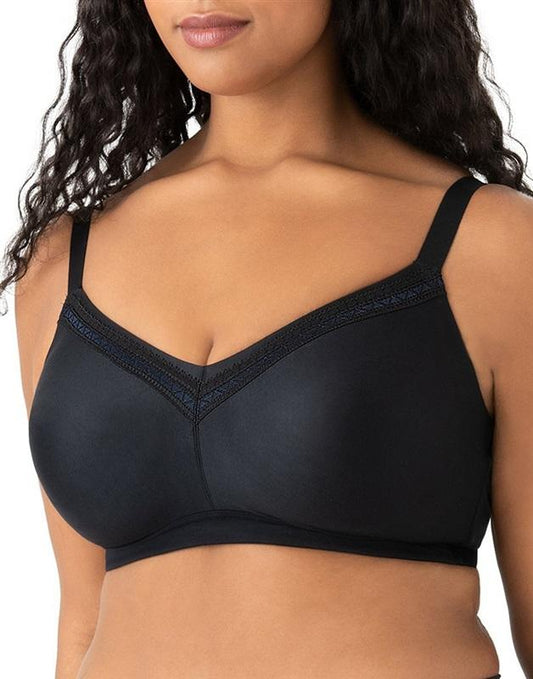 NWt Wacoal 40D Perfect Primer Wire Free Bra 852313 Black 132362