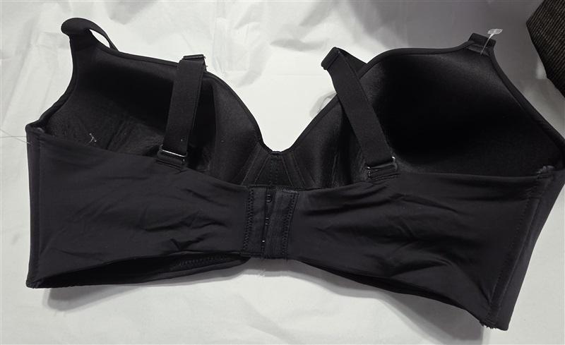 NWOT Maidenform 36D One Fabulous Fit 2.0 Wireless Bra DM7546 Black 132365
