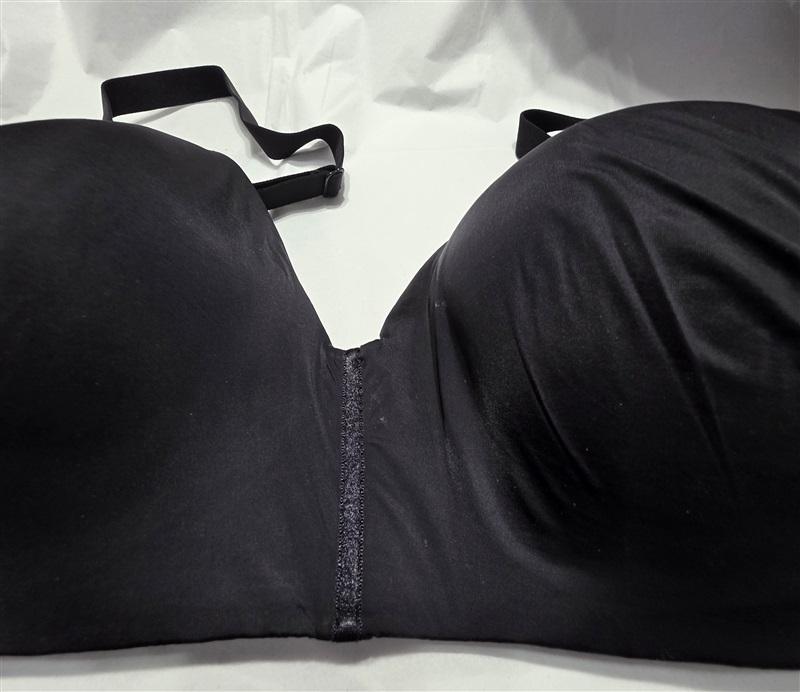 NWOT Maidenform 36D One Fabulous Fit 2.0 Wireless Bra DM7546 Black 132365