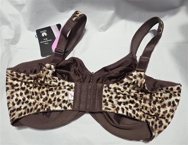 NWT Wacoal 34DDD Awareness Full Coverage Underwire Bra 855167 Cheetah 132366