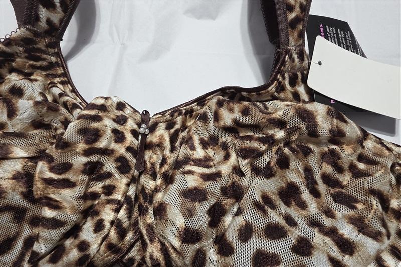 NWT Wacoal 34DDD Awareness Full Coverage Underwire Bra 855167 Cheetah 132366