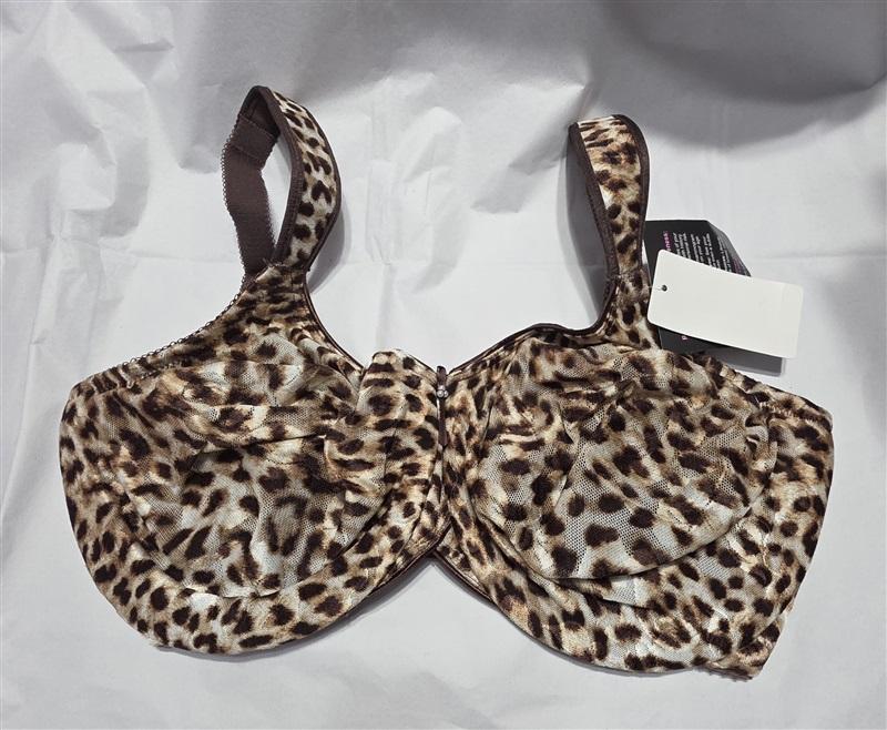 NWT Wacoal 34DDD Awareness Full Coverage Underwire Bra 855167 Cheetah 132366
