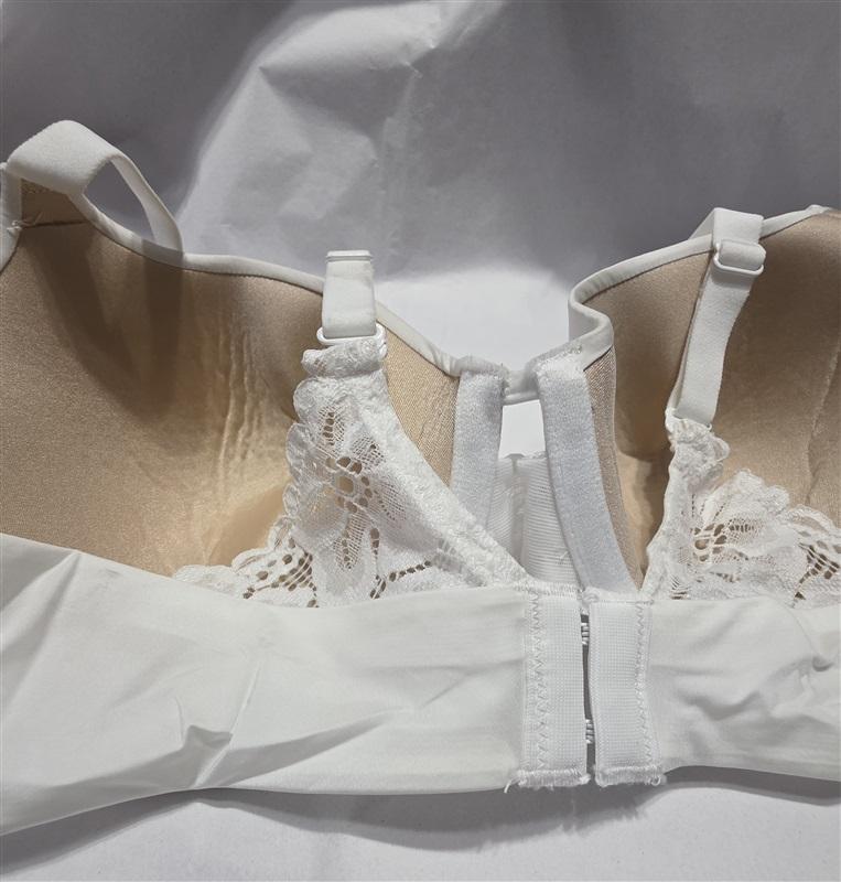 NWOTD Maidenform 36B Pure Genius 7549 Extra Coverage Bra Lace White 132371