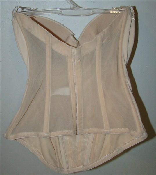 NWT Jezebel 36C Bustier Strapless Longline 32533 Bra Beige 132373