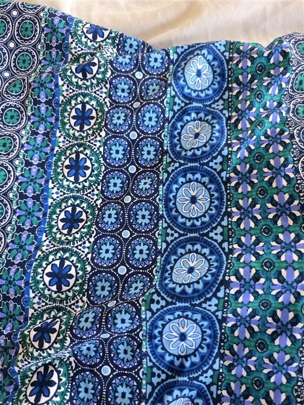 NWT Rod Beatty Into the Bleu 4 Bandeau Halter Top Medallion Tankini Blue 132384